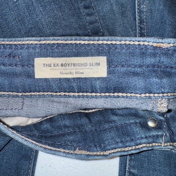 AG Adriano Goldschmied Ex-Boyfriend Slim Slouchy Slim Denim Jeans Size 25 R - Picture 4 of 8